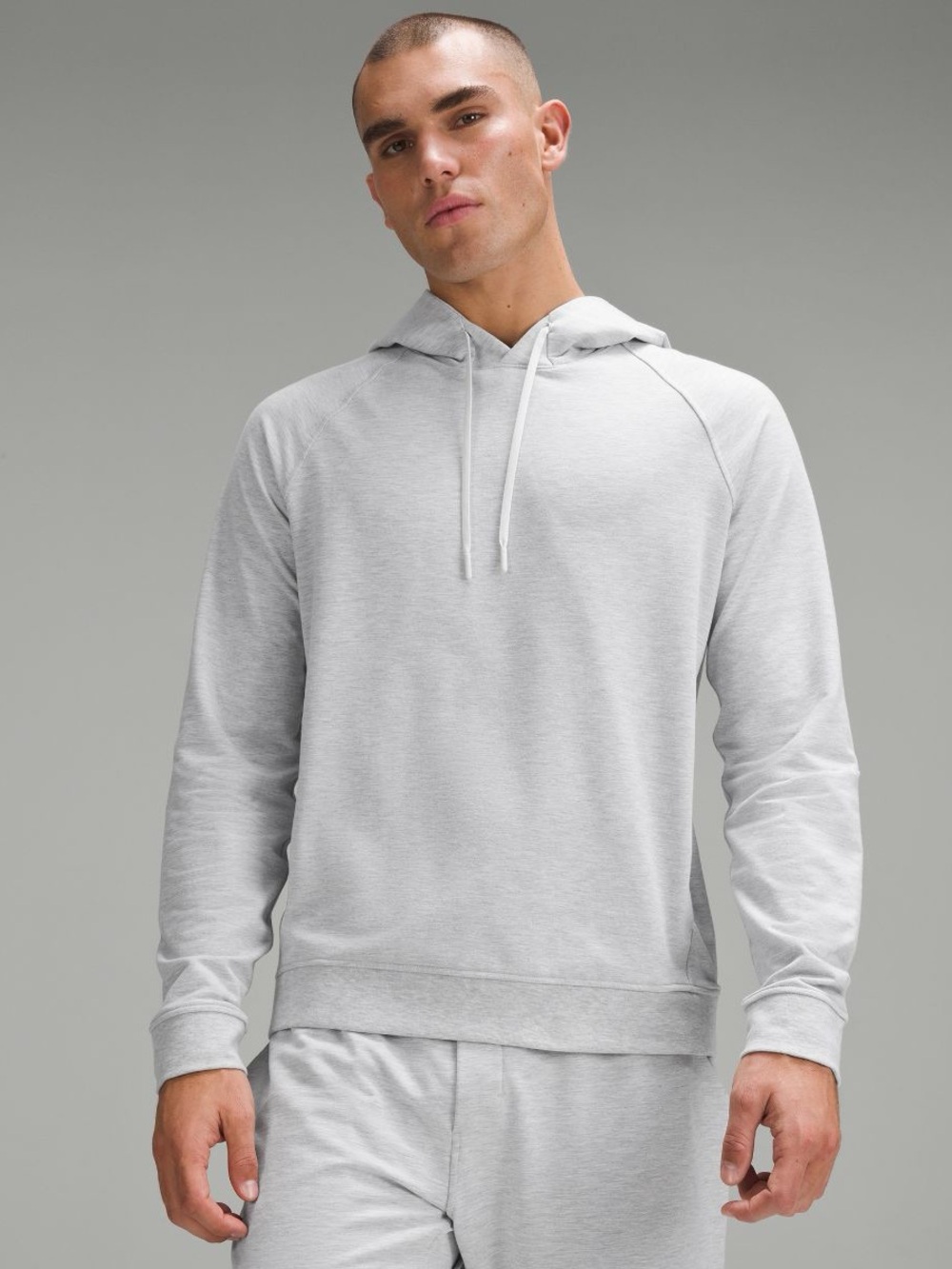 lululemon Light Gray Men's Pullover Hoodie